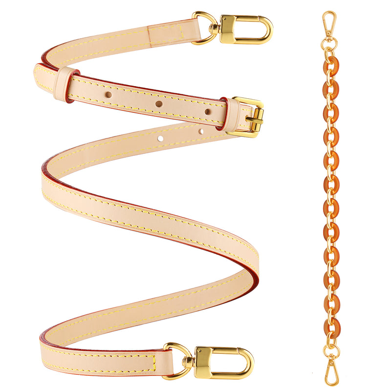 Vachetta Leather Replacement Strap Set