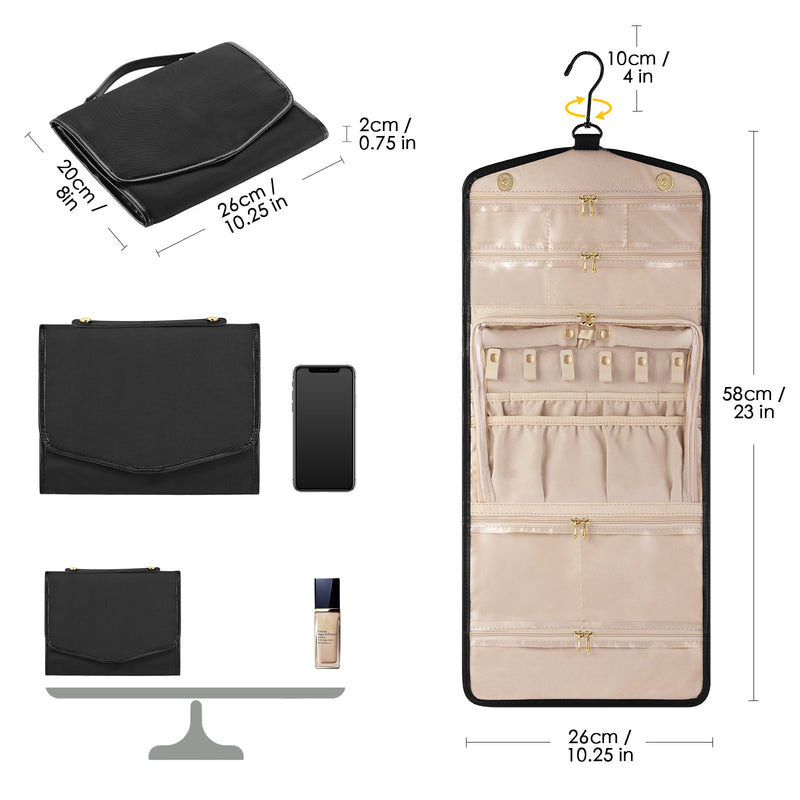 Travel Jewelry Organizer Roll